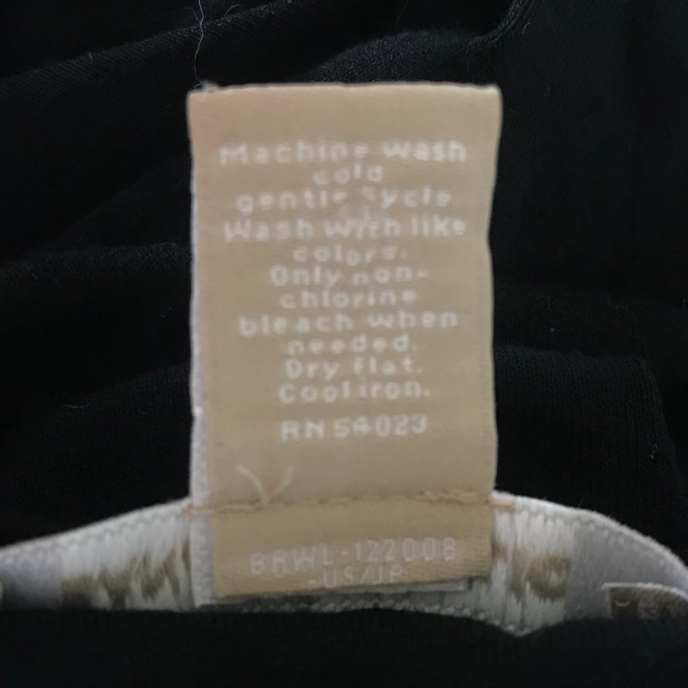 Banana Republic Long-Sleeve Black Wrap Dress [P] - Picture 6 of 6